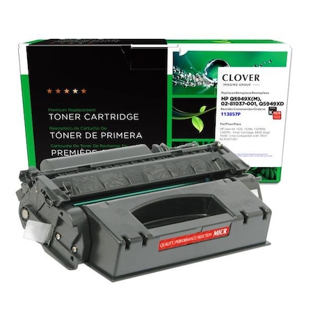 Clover Imaging Group Imaging Remanufactured High Yield MICR Toner Cartridge 113857P